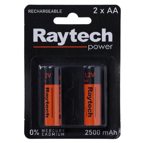 ΜΠΑΤΑΡΙΑ ΕΠΑΝΑΦΟΡΤΙΖ RAYTECH HR06 AA 2500mΑh 2ΤΜΧ